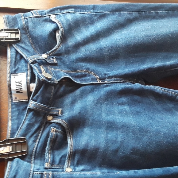 Paige size 25 Howard Skyline Skinny Jeans medium wash - Picture 3 of 5